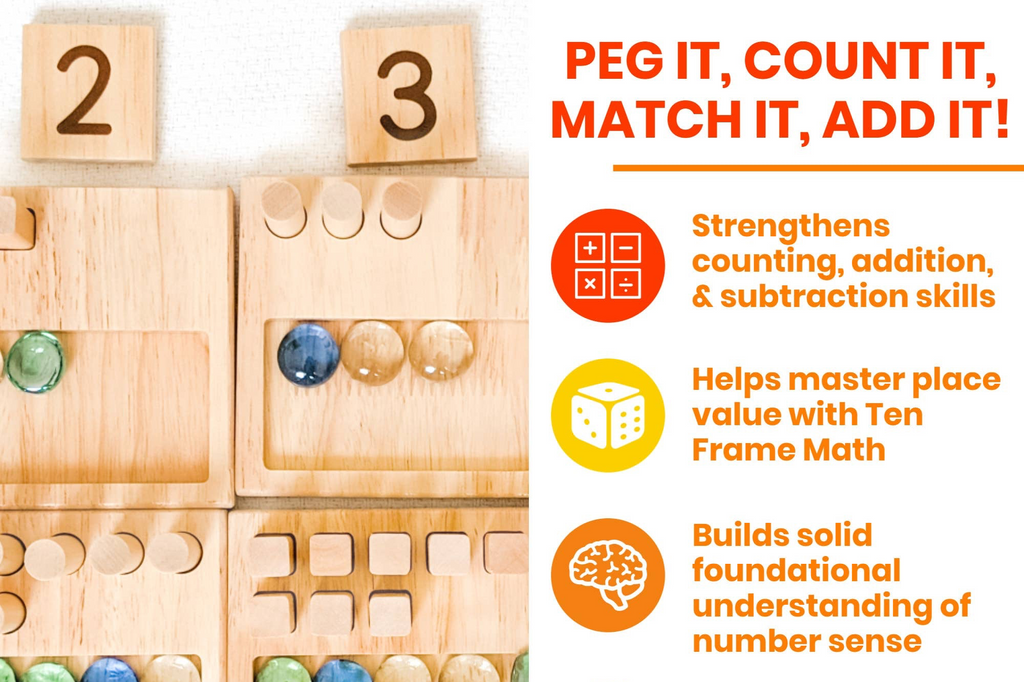 Montessori Counting Pegs and Flashcards