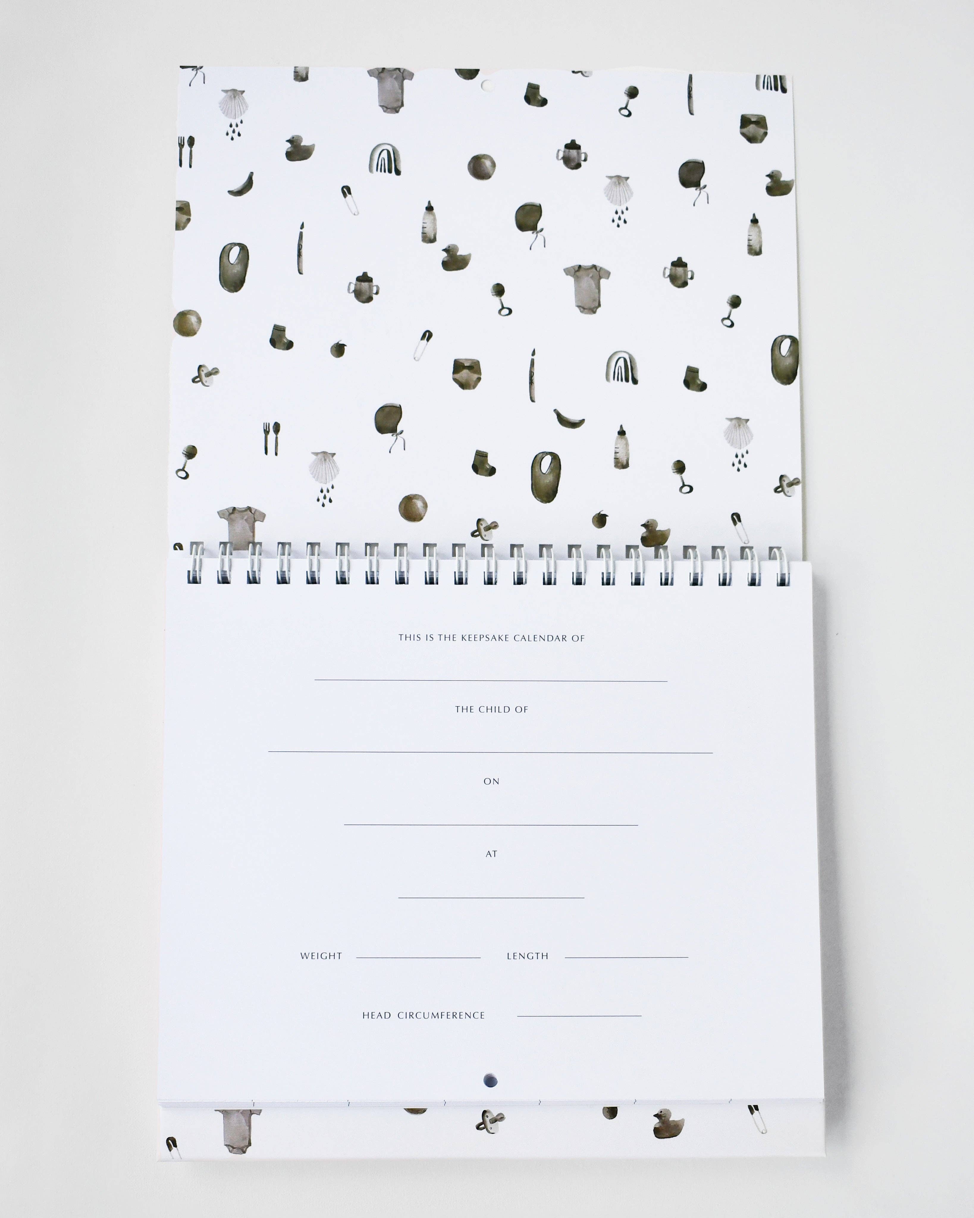 Baby Milestone Calendar