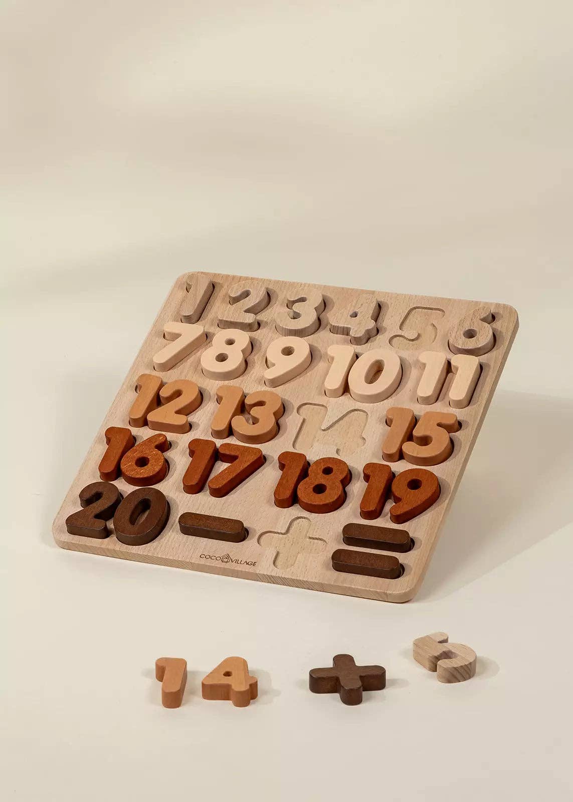 Wooden Numbers Learning Set