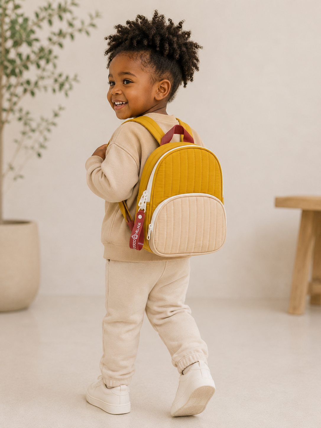 Little Traveler Nylon Small Backpack  - Golden Hour